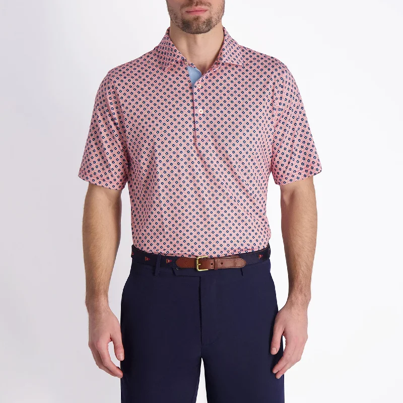 Men's color - block polo shirts with a bold fashion statementFRANCIS PRINT