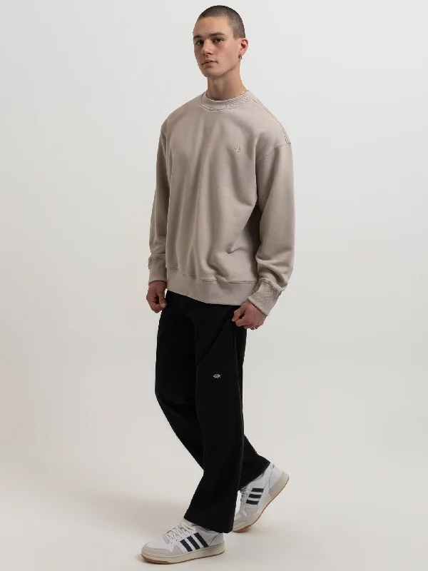 Adicolor Contempo Crew French Terry Sweatshirt in Wonder Beige