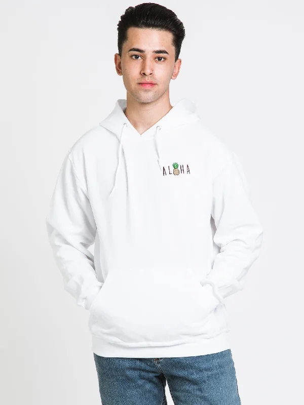 HOTLINE APPAREL ALOHA EMBROIDERED HOODIE - CLEARANCE