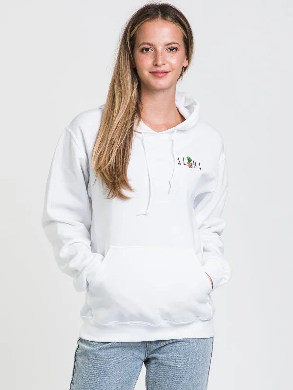 HOTLINE APPAREL ALOHA EMBROIDERED HOODIE - CLEARANCE