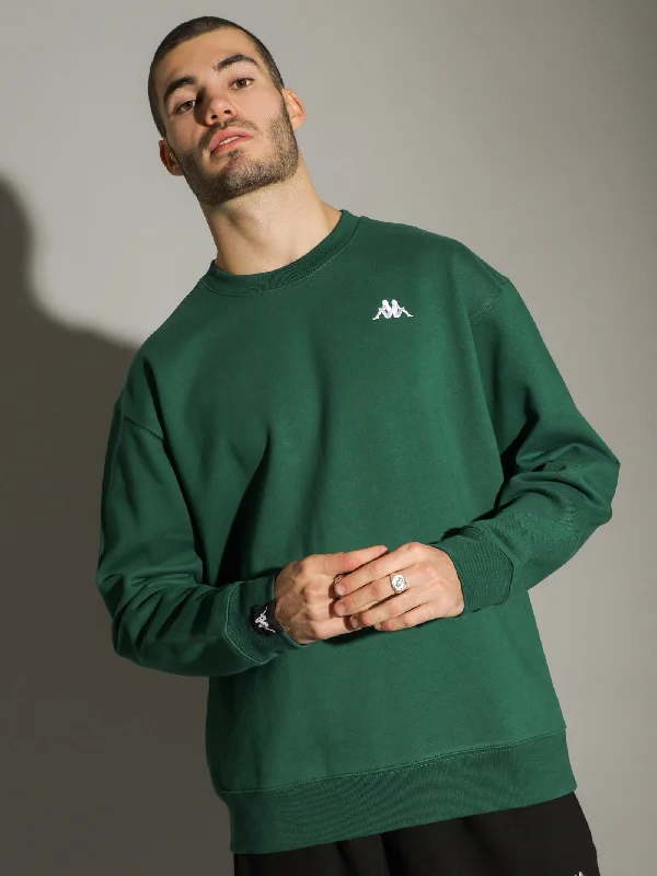 Authentic Steve Jumper in Green Posy