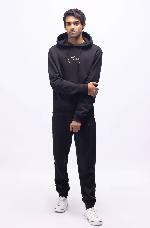 Pullover Hoodie - Raven Black