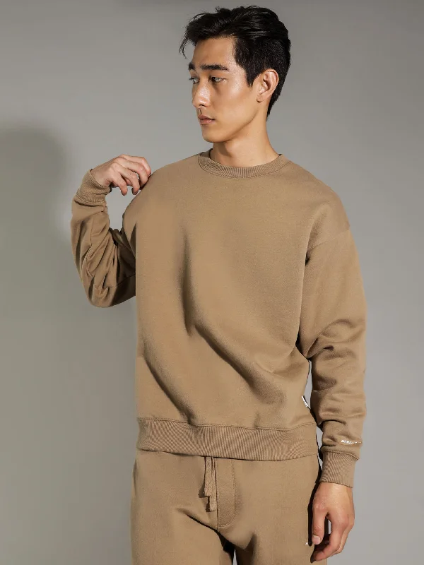 Classic Crew Sweat in Latte