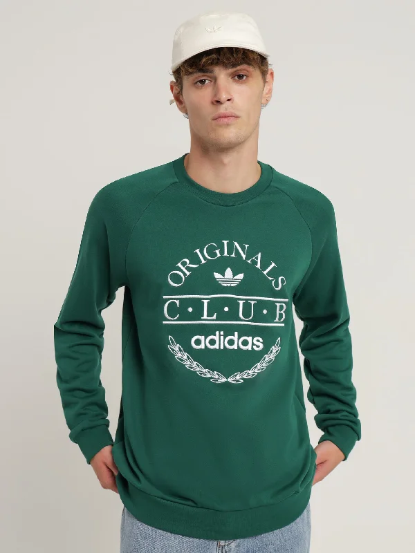 Club Sweater in Dark Green