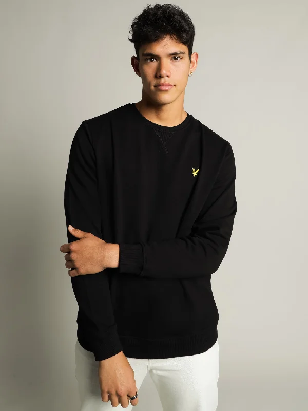 Crew Neck Sweatshirt in Black