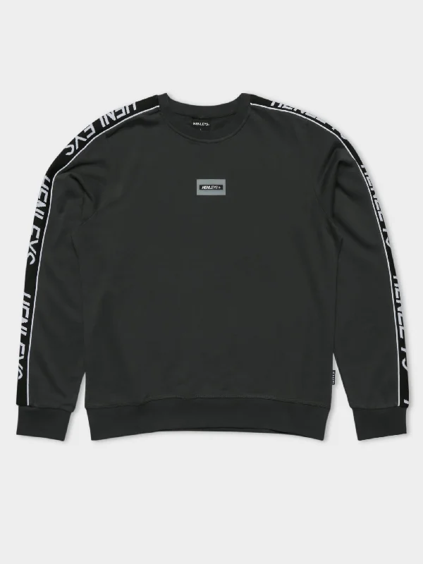 Decker Crew Jumper in Washed Black