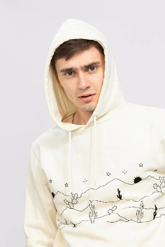 Desert White Hoodie