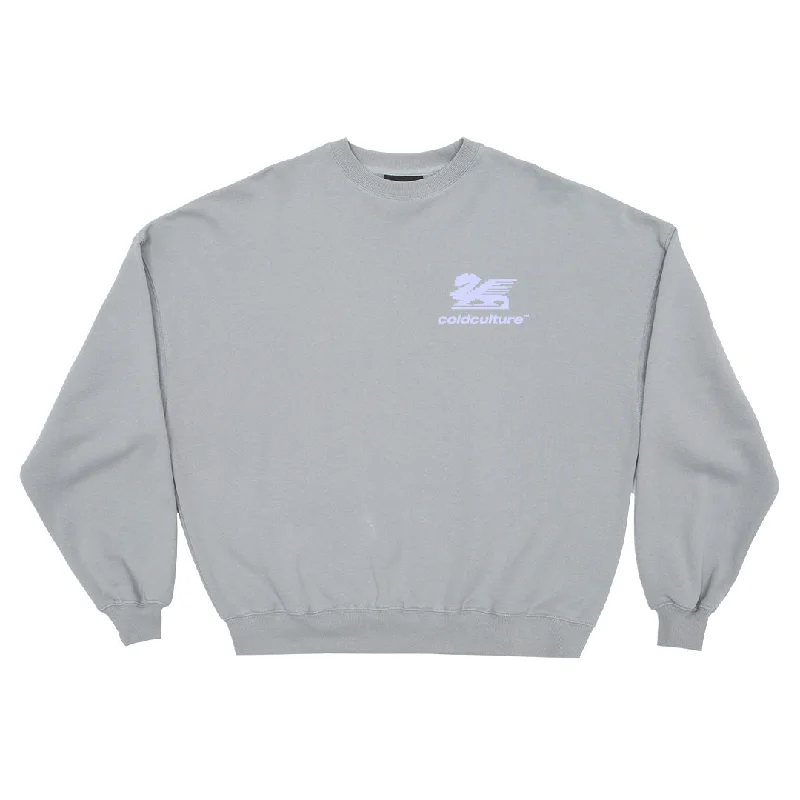 DRAGON PIXEL CREWNECK MEDIUM BLUE