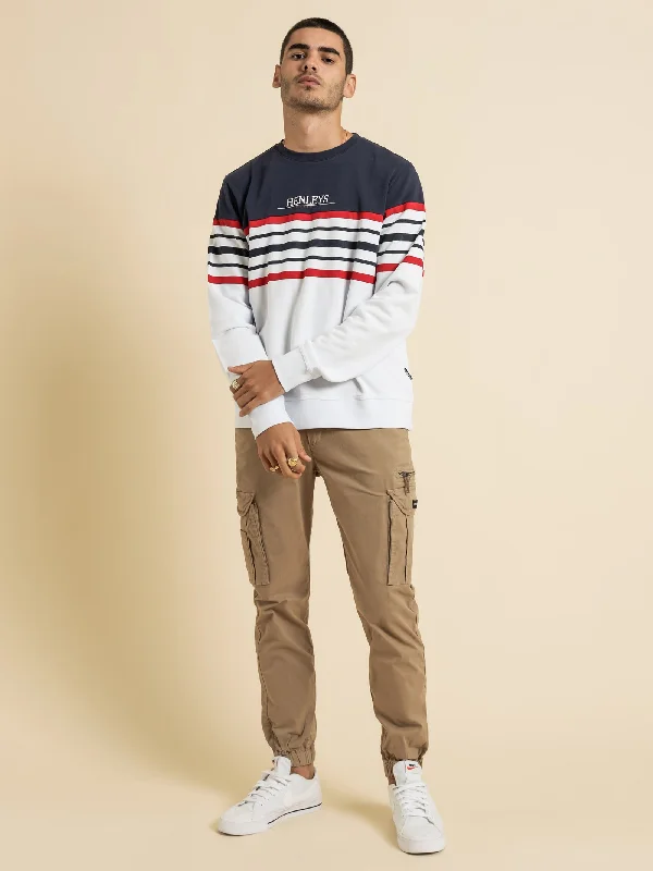 Fender Crew Sweater in White