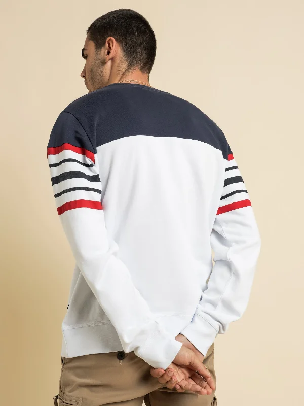 Fender Crew Sweater in White