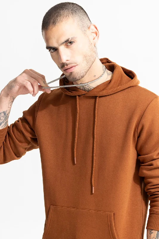 Glinter Brown Hoodie