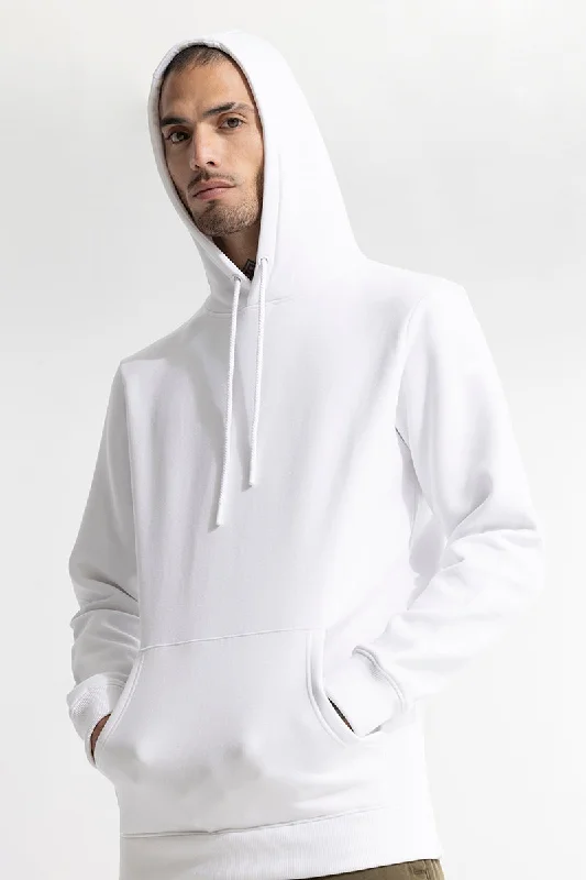 Glinter White Hoodie