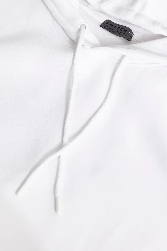 Glinter White Hoodie