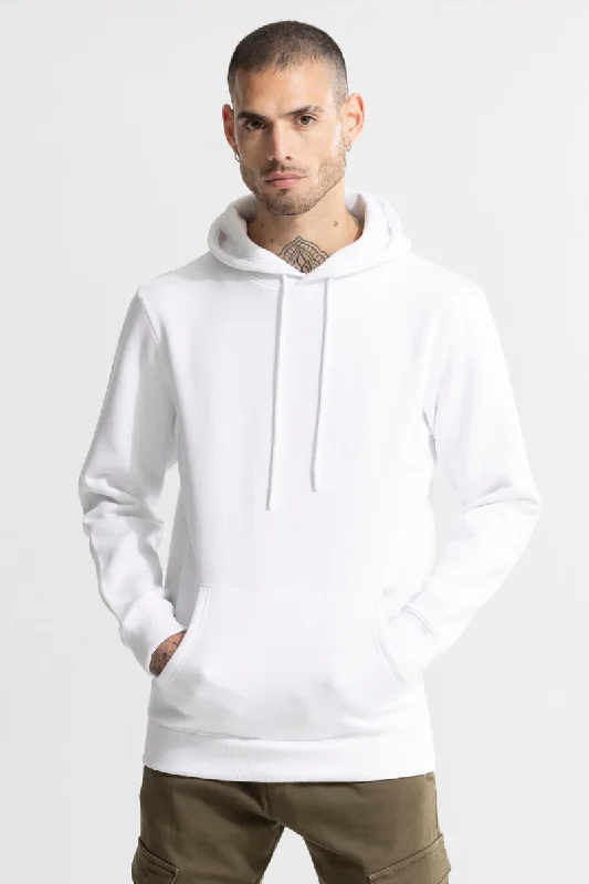 Glinter White Hoodie