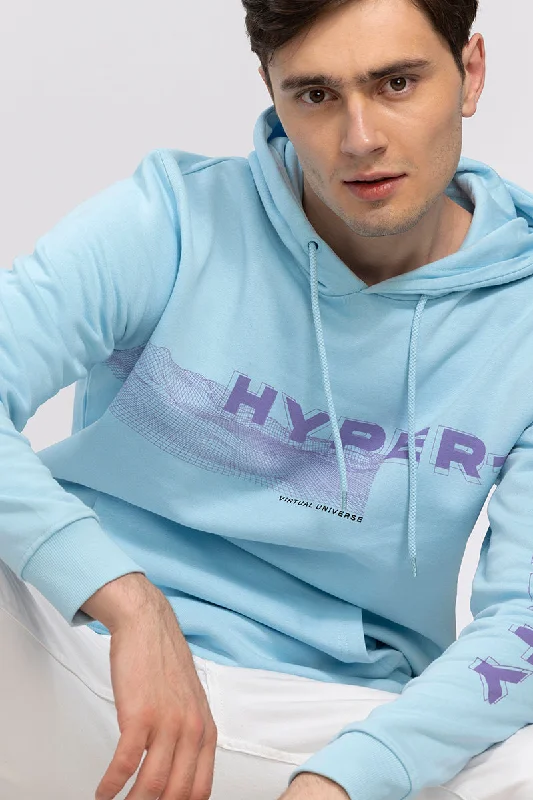 Hyper Reality Blue Hoodie