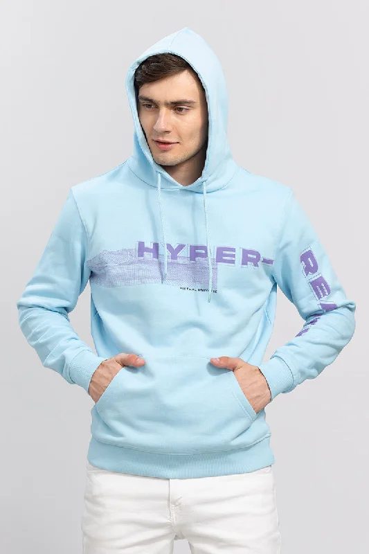 Hyper Reality Blue Hoodie