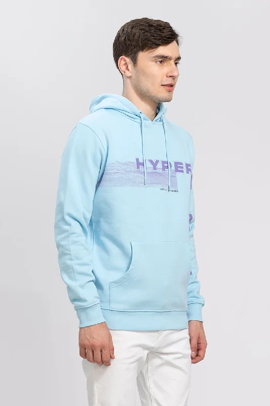 Hyper Reality Blue Hoodie