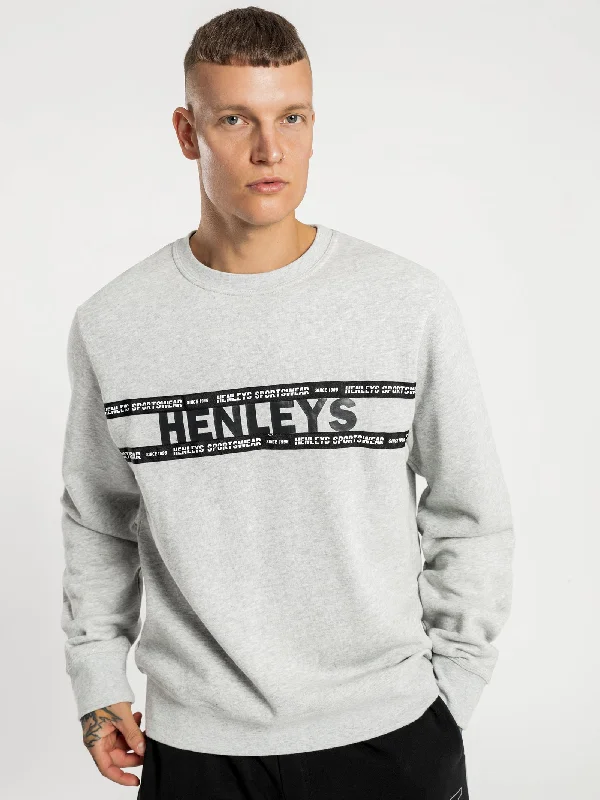 Marsh Crew Jumper in Grey