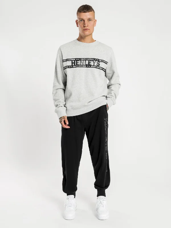 Marsh Crew Jumper in Grey