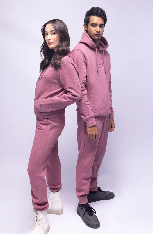 Mauve Pink Pullover Hoodie