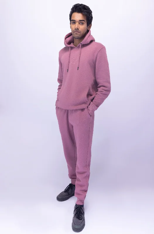 Mauve Pink Pullover Hoodie