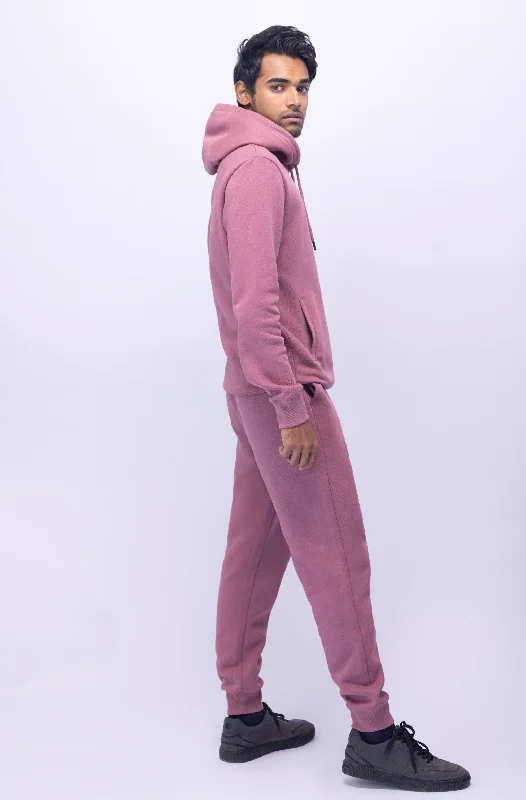 Mauve Pink Pullover Hoodie