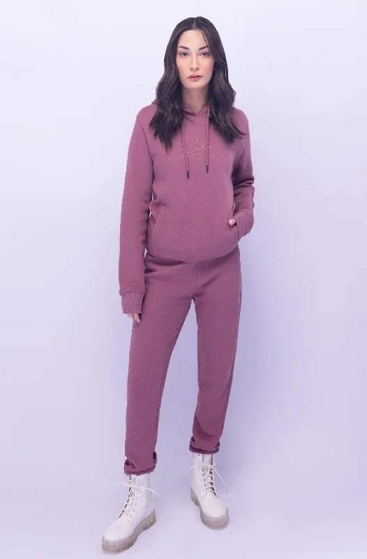 Mauve Pink Pullover Hoodie