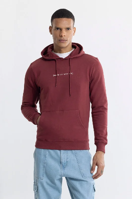 Meh-Ta-Noy-Ah Maroon Hoodie