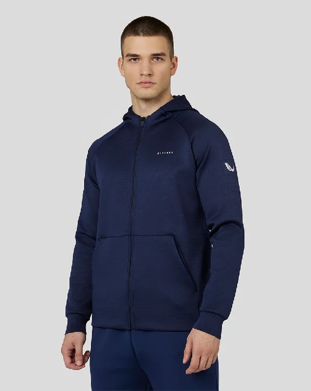 Men’s Long Sleeve Aeroscuba Zip-Through Hoodie – Navy