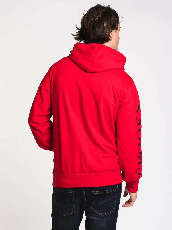 MENS KLEPTO PULLOVER HOOD - RED - CLEARANCE