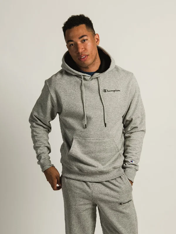 CHAMPION POWERBLEND SCRIPT HOODIE  - CLEARANCE