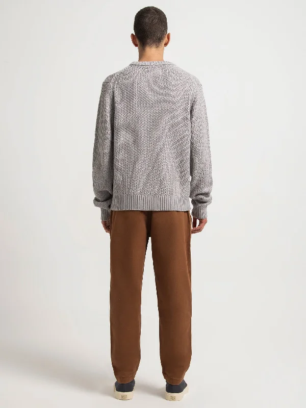 Rowan Knit Sweater in Salt