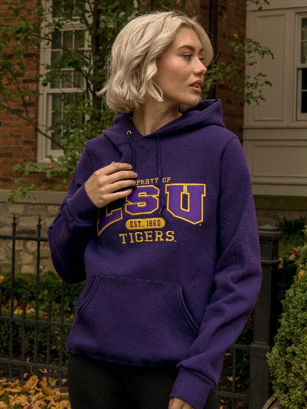 RUSSELL LSU PULLOVER HOODIE