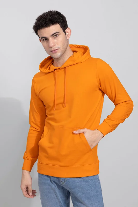 Solid Orange Hoodie