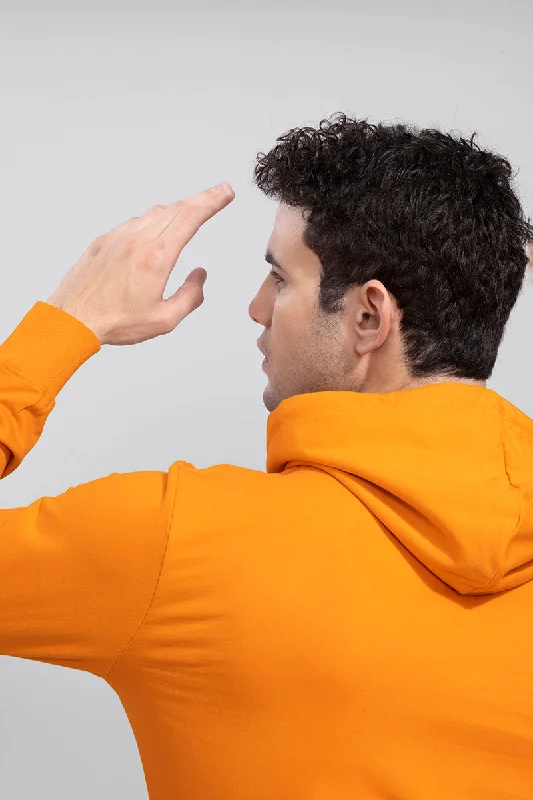 Solid Orange Hoodie