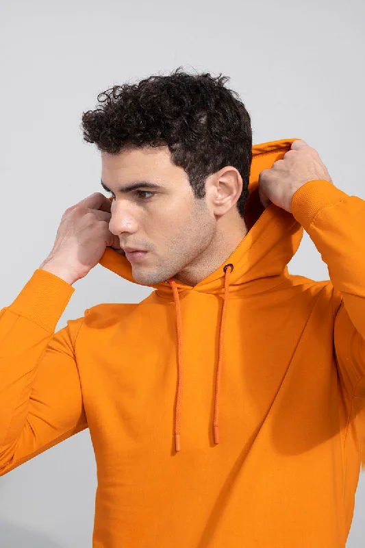 Solid Orange Hoodie