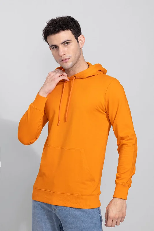 Solid Orange Hoodie