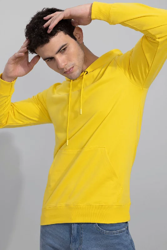 Solid Yellow Hoodie