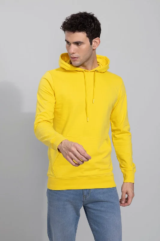 Solid Yellow Hoodie