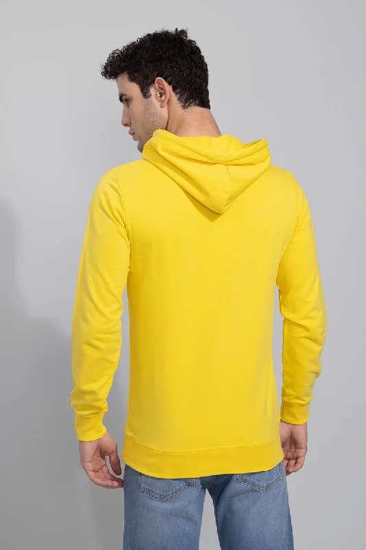 Solid Yellow Hoodie