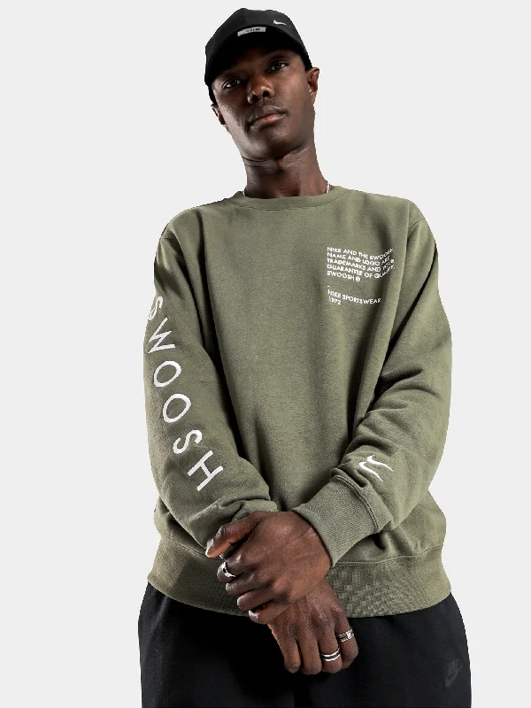 Sportswear Swoosh Crew in Khaki