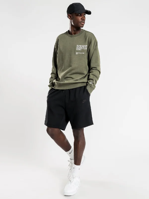 Sportswear Swoosh Crew in Khaki