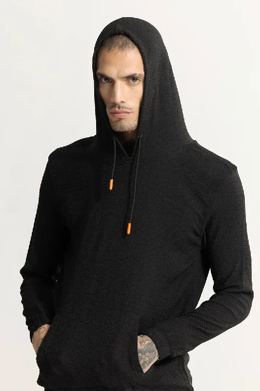 Sqishy Black Hoodie