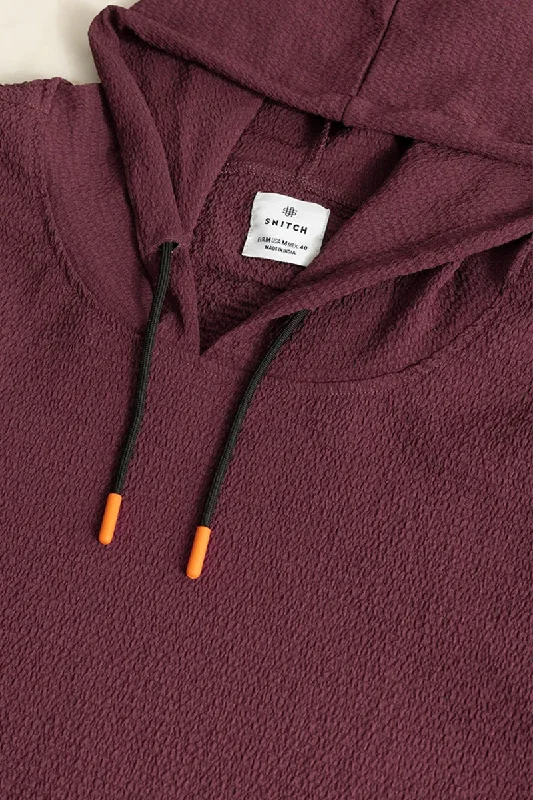 Sqishy Maroon Hoodie