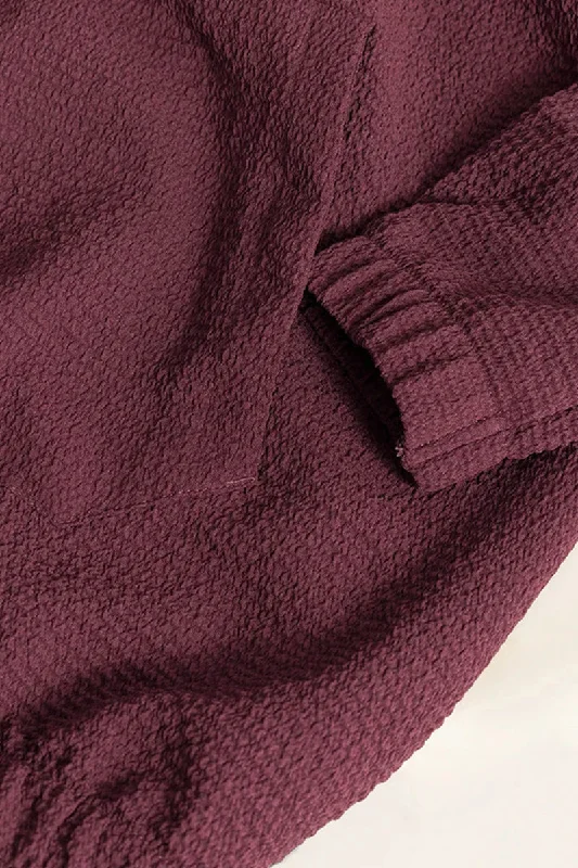 Sqishy Maroon Hoodie