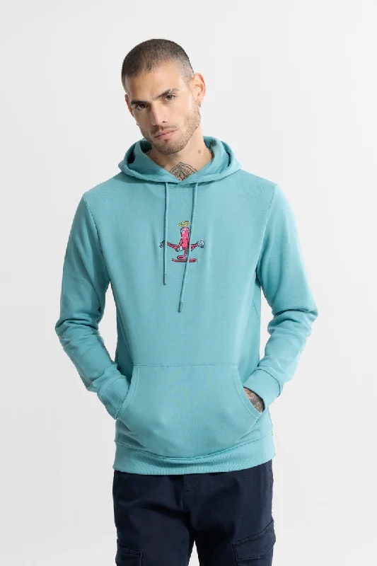 Teach Peace Blue Hoodie