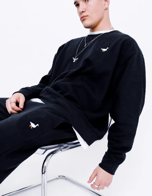 Unisex Black Premium Goose Sweatshirt