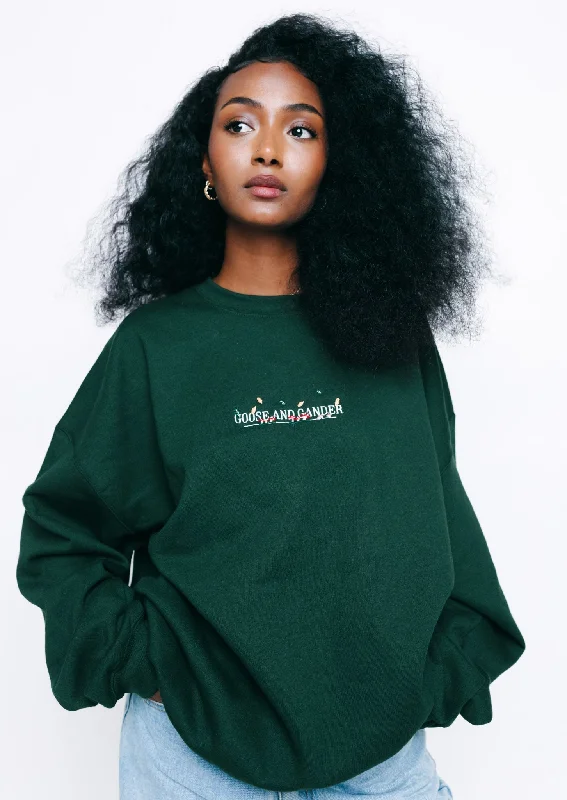 Unisex Forest Green Woodland Sweat