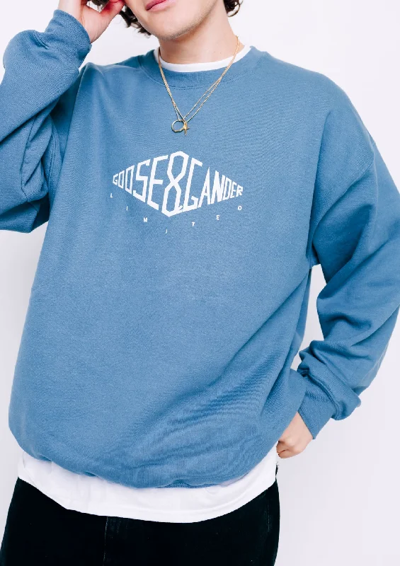 Unisex Indigo Diamond Sweat