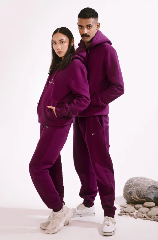 Pullover Hoodie - Very Plum